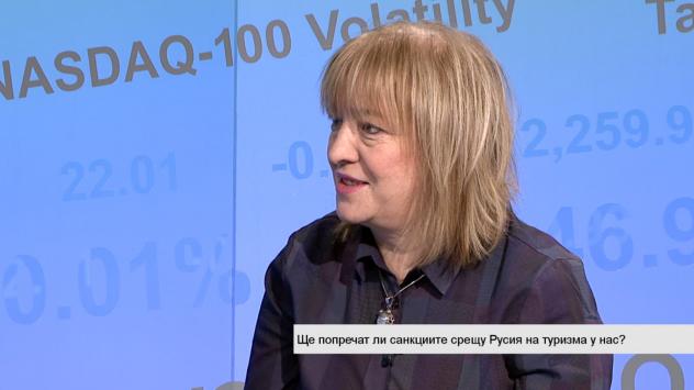 Светлана Атанасова, председател на УС на Българската асоциация на туристическите агенции (БАТА). Снимка: Bloomberg TV Bulgaria
