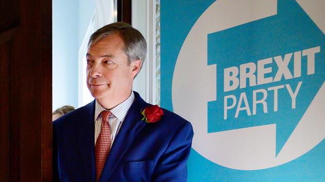 Основателят на партия Brexit Найджъл Фараж. Снимка: Leon Neal/Getty Images