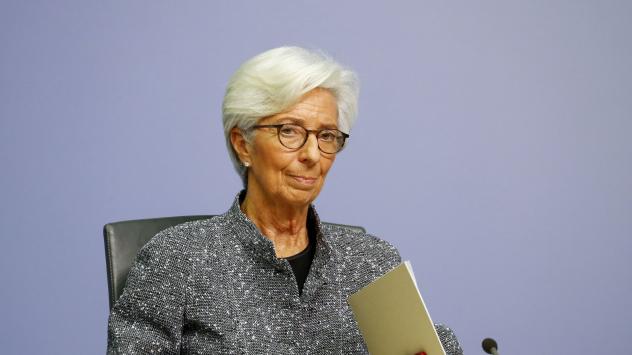 Президентът на ЕЦБ Кристин Лагард. Снимка: Alex Kraus/Bloomberg 