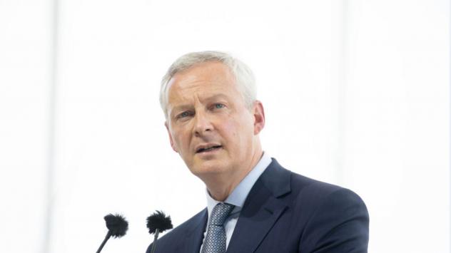 Финансовият министър на Франция Бруно льо Мер. Снимка: Christophe Morin/Bloomberg