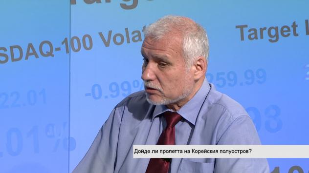 Проф. Нако Стефанов, СУ Св. Климент Охридски. Снимка: Bloomberg TV Bulgaria