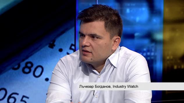 Лъчезар Богданов, икономист от Industry Watch. Снимка: Bloomberg TV Bulgaria 
