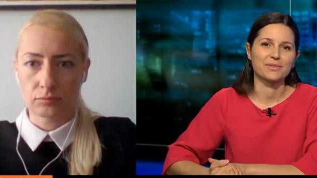 Д-р Магдалена Иванова, гл. редактор на www.bloombergtv.bg, и Вероника Денизова, водещ на предаването &quot;В развитие&quot;. Снимка: Bloomberg TV Bulgaria 