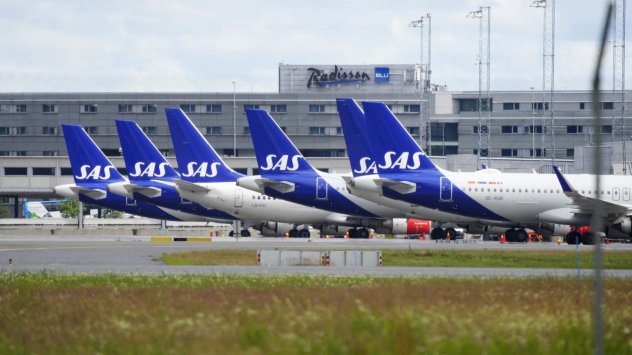 Скандинавската авиокомпания SAS AB подаде молба за обявяване на несъстоятелност