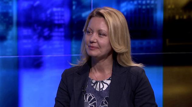 Ивелина Пенева, главен директор на Главна дирекция Европейски фондове за конкурентоспособност към Министерството на икономиката. Снимка: Bloomberg TV Bulgaria