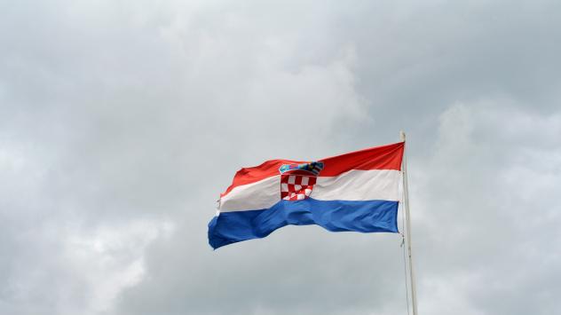 Хърватският флаг.Снимка: Bryn Colton/Bloomberg