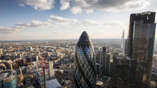 Лондонското сити -Photographer: Jason Alden/Bloomberg