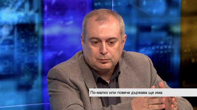 Доц. Калоян Ганев, преподавател по &quot;Статистика и икономитрия&quot; към Стопански факултет на СУ &quot;Св. Климент Охридски&quot;. Снимка: Bloomberg TV Bulgaria