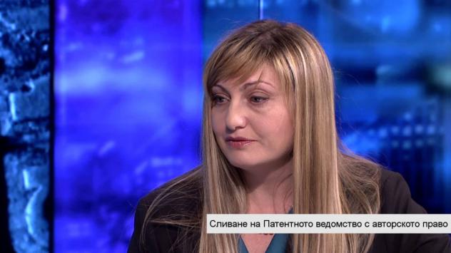 Офелия Цонкова, зам.-председател на Патентното ведомство.  Снимка: Bloomberg TV Bulgaria