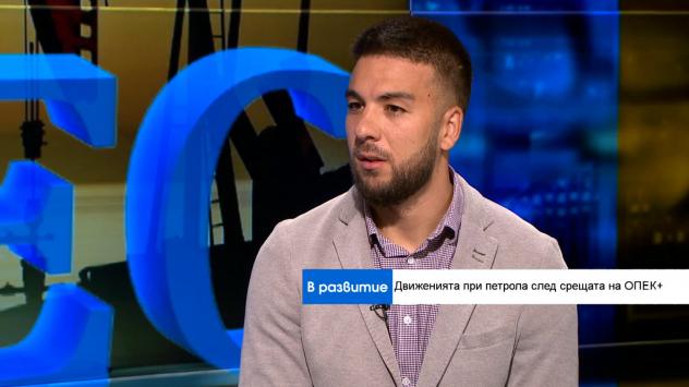 Мартин Митренцев, форекс анализатор. Снимка: Bloomberg TV Bulgaria