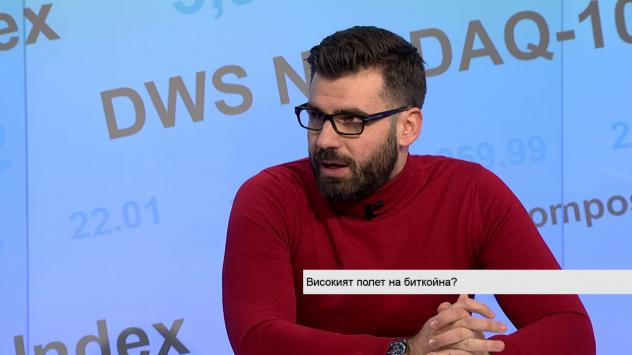 Кузман Илиев, пазарен анализатор. Снимка: Bloomberg TV Bulgaria