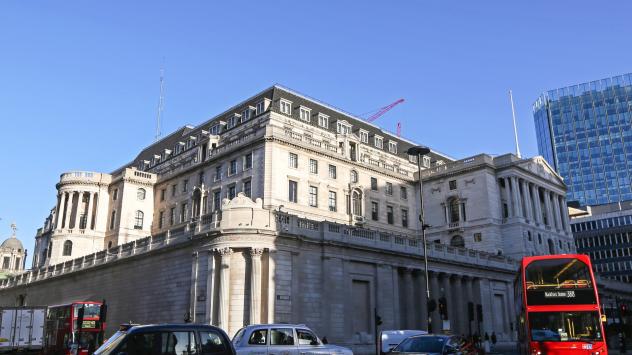 BoE, Ситито, Лондон. 9 декември 2015. Photographer: Chris Ratcliffe/Bloomberg