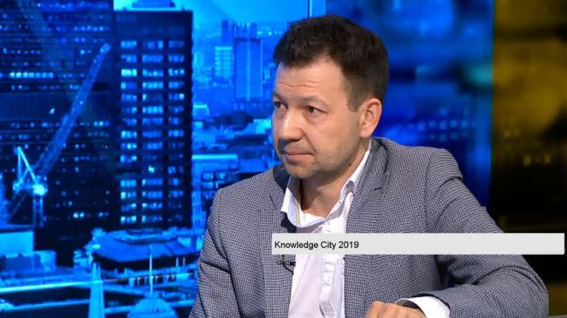 Вихрен Славчев, изпълнителен директор на фирмата за IT сигурност Мнемоника. Снимка: Bloomberg TV Bulgaria 