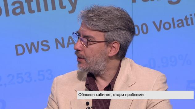 Доц. Росен Стоянов, политолог. Снимка: Bloomberg TV Bulgaria 