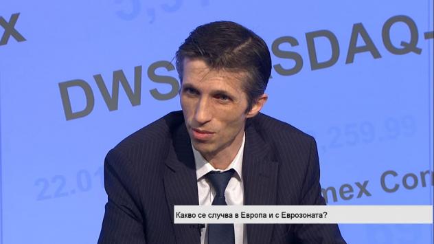 Доц. Григор Сарийски, икономист, Икономически институт на БАН. Снимка: Bloomberg TV Bulgaria 