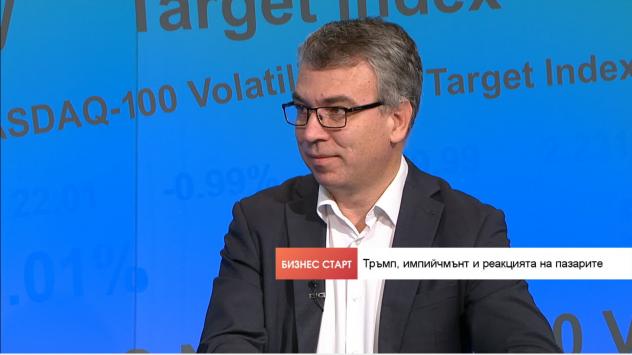 Николай Майстер, изп. директор на Intercapital Markets. Снимка: Bloomberg TV Bulgaria