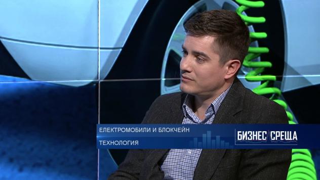 Стефан Спасов, изпълнителен директор на Емобилити Интернешънъл и Райд Шеър. Снимка: Bloomberg TV Bulgaria