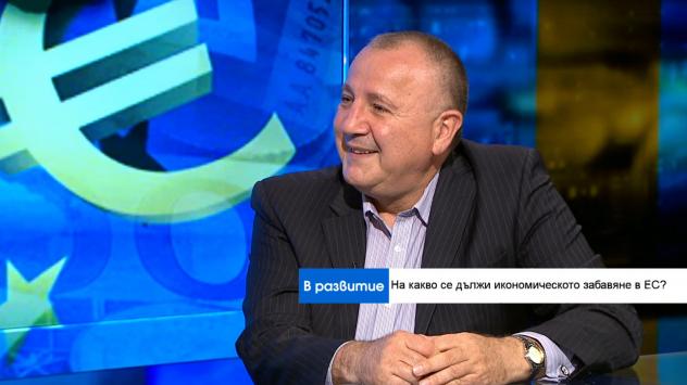 Веселин Илиев, главен директор „Външноикономическо сътрудничество“ в БСК. Снимка: Bloomberg TV Bulgaria