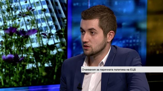 Йордан Кирилов, пазарен анализатор. Снимка: Bloomberg TV Bulgaria