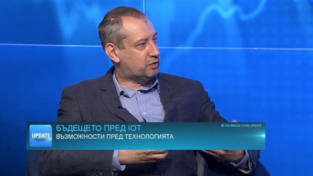  Тиери Берисо, международен независим консултант и световно признат експерт по „Интернет на нещата“. Снимка: Bloomberg TV Bulgaria 