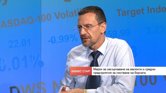 Д-р Боян Иванчев, преподавател в УНСС, бивш главен дилър и портфолио мениджър. Снимка: Bloomberg TV Bulgaria