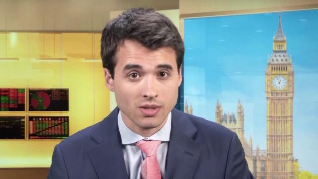  Себастиан Салек, Bloomberg TV London. Снимка: Bloomberg TV Bulgaria 