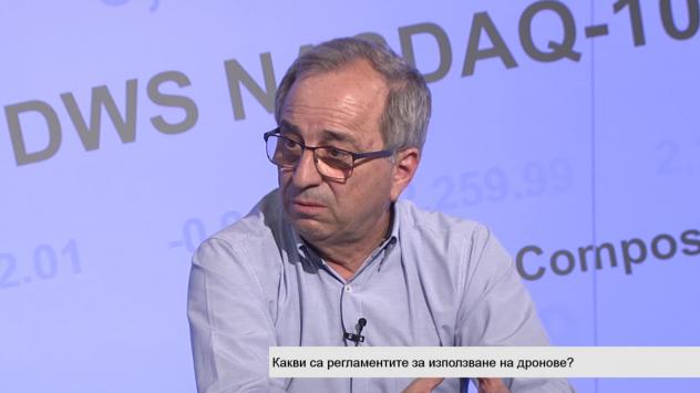 Проф. Димо Зафиров, Институт за космически изследвания при БАН. Снимка: Bloomberg TV Bulgaria