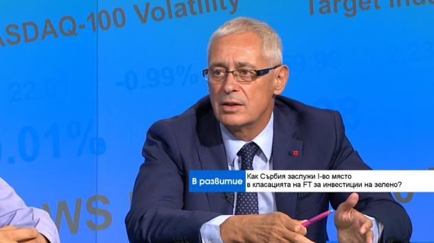 Драган Костич, изп. директор на Свободна зона Пирот. Снимка: Bloomberg TV Bulgaria