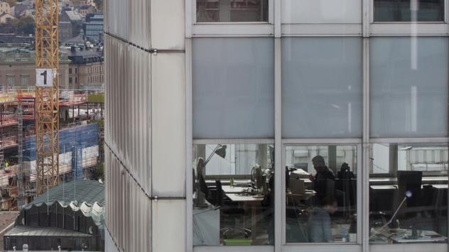 Офис сграда. снимка: Johan Jeppsson/Bloomberg