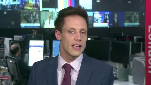 Юън Потс от Bloomberg в Лондон. Снимка: Bloomberg TV Bulgaria 