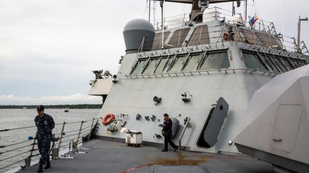 USS Fort Worth на учения във Филипините. 22/6/2015. Photographer: Sanjit Das/Bloomberg