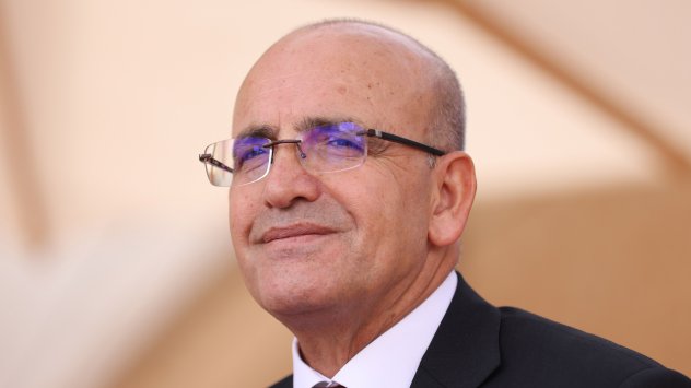 Министърът на финансите на Турция Мехмет Шимшек. Фотограф: Холи Адамс/Bloomberg