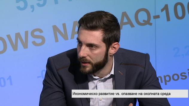 Владимир Сиркаров, пазарен анализатор. Снимка: Bloomberg TV Bulgaria