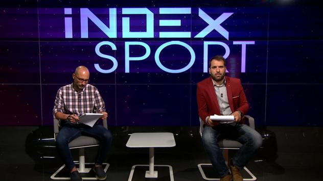 Водещите на предаването Index Sport Александър Костадинов и Цветин Филипов. Снимка: Bloomberg TV Bulgaria 