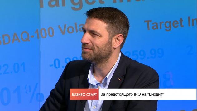 Кристиан Кръстев, бивш служебен министър на транспорта и съобщенията и бивш управител на компанията-представител на FEDEX за България, сега член на Съвета на директорите на &quot;Биодит&quot;. Снимка: Bloomberg TV Bulgaria 