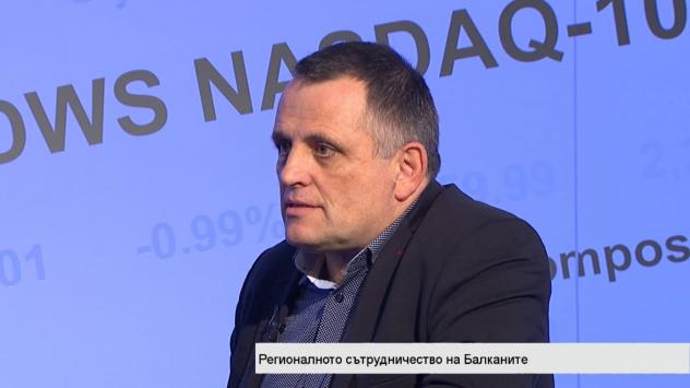 Николай Василев, бивш съветник на вицепрезидента Тодор Кавалджиев и главен редактор на електронното издание Приоритети. Снимка: Bloomberg TV Bulgaria