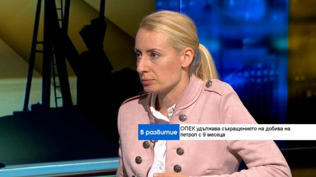 Д-р Магдалена Иванова, форекс редактор в Investor.bg. Снимка: Bloomberg TV Bulgaria