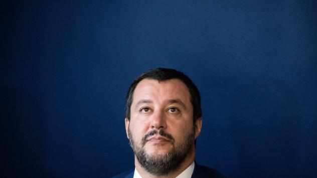 Вицепремиерът на Италия Матео Салвини. Снимка: Alessia Pierdomenico/Bloomberg 