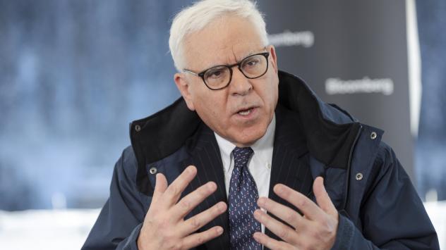 Дейвид Рубенстайн, съпредседател и съосновател на Carlyle Group, по време на Световния икономически форум в Давос, Швейцария, 23 януари 2019. Снимка: Simon Dawson/Bloomberg