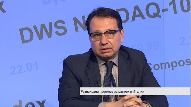 Юлиян Войнов, икономист. Снимка: Bloomberg TV Bulgaria