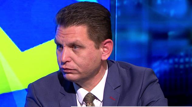 Доц. д-р Атанас Владиков, преподавател по Европейска икономика в Пловдивския университет. Снимка: Bloomberg TV Bulgaria