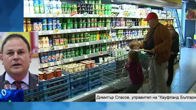 Димитър Спасов, управител на „Кауфланд България“. Снимка: Bloomberg TV Bulgaria