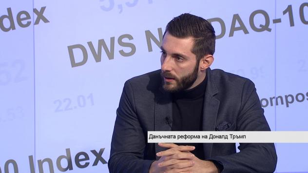 Владимир Сиркаров, пазарен анализатор. Снимка: Bloomberg TV Bulgaria