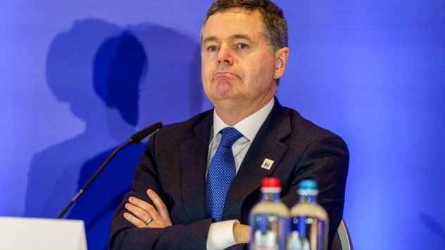 Председателят на Еврогрупата Паскал Донохо. Снимка: Bloomberg LP