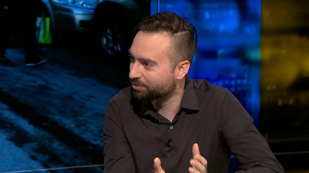 Лъчезар Вълев, международен журналист в БНР. Снимка: Bloomberg TV Bulgaria 