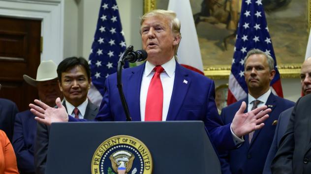 Президентът на САЩ Доналд Тръмп. Снимка: Ron Sachs/CNP/Bloomberg