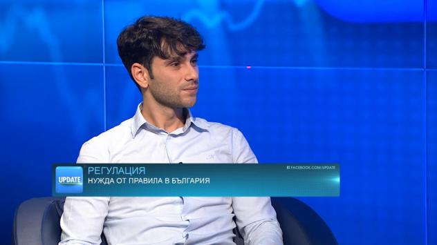 Теодор Рачев, основател и изпълнителен директор на стартъпа &quot;Hobo България&quot;. Снимка: Bloomberg TV Bulgaria