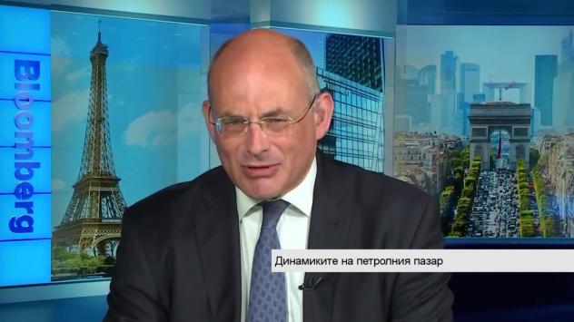 Нийл Аткинсън, ръководител Петролна индустрия и пазари в Международната агенция по енергетика. Снимка: Bloomberg TV Bulgaria