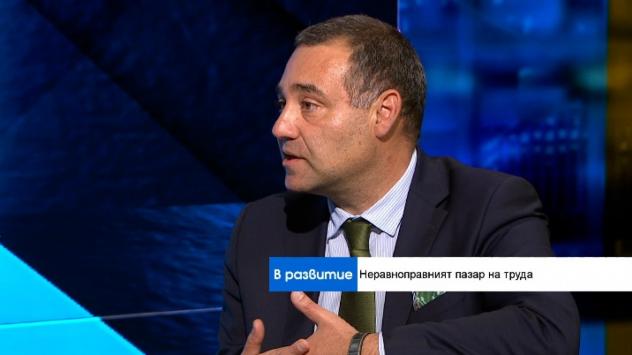 Димитър Иванов, мениджър на Adecco за България. Снимка: Bloomberg TV България