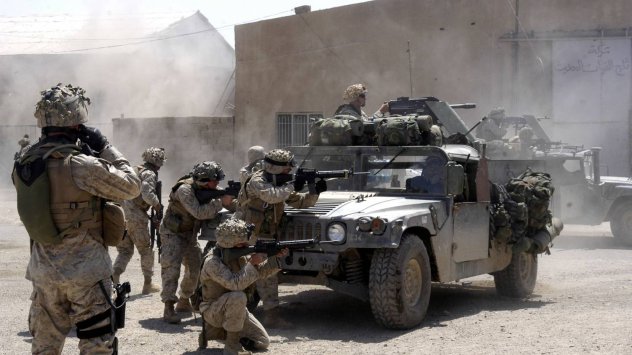 Американски войски по време на Първата битка за Фалуджа през 2004 г. Снимка: US Marine Corps